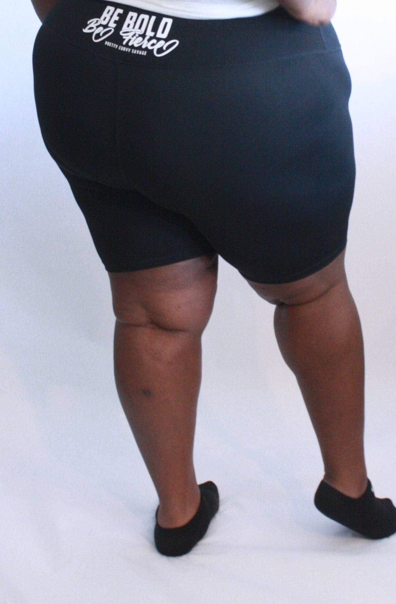 Black Be Bold Biker Shorts
